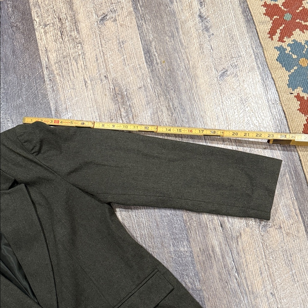 Pendleton Olive Green Women's 100% Wool Blazer - Picture 6 of 7